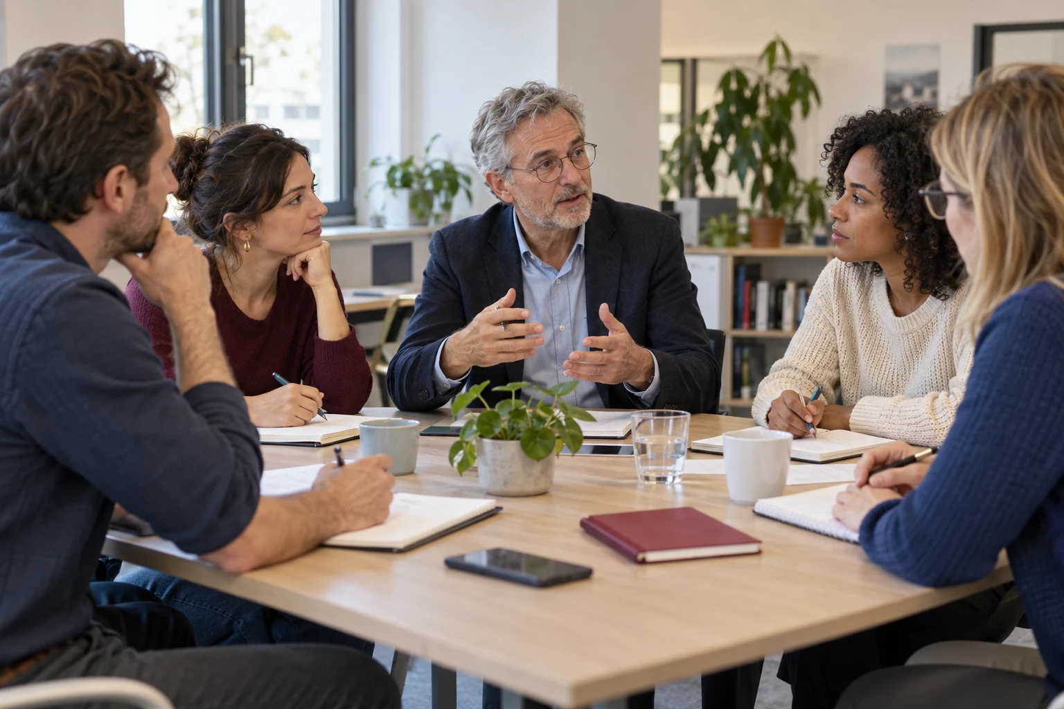 Échange collectif sur les conditions de travail